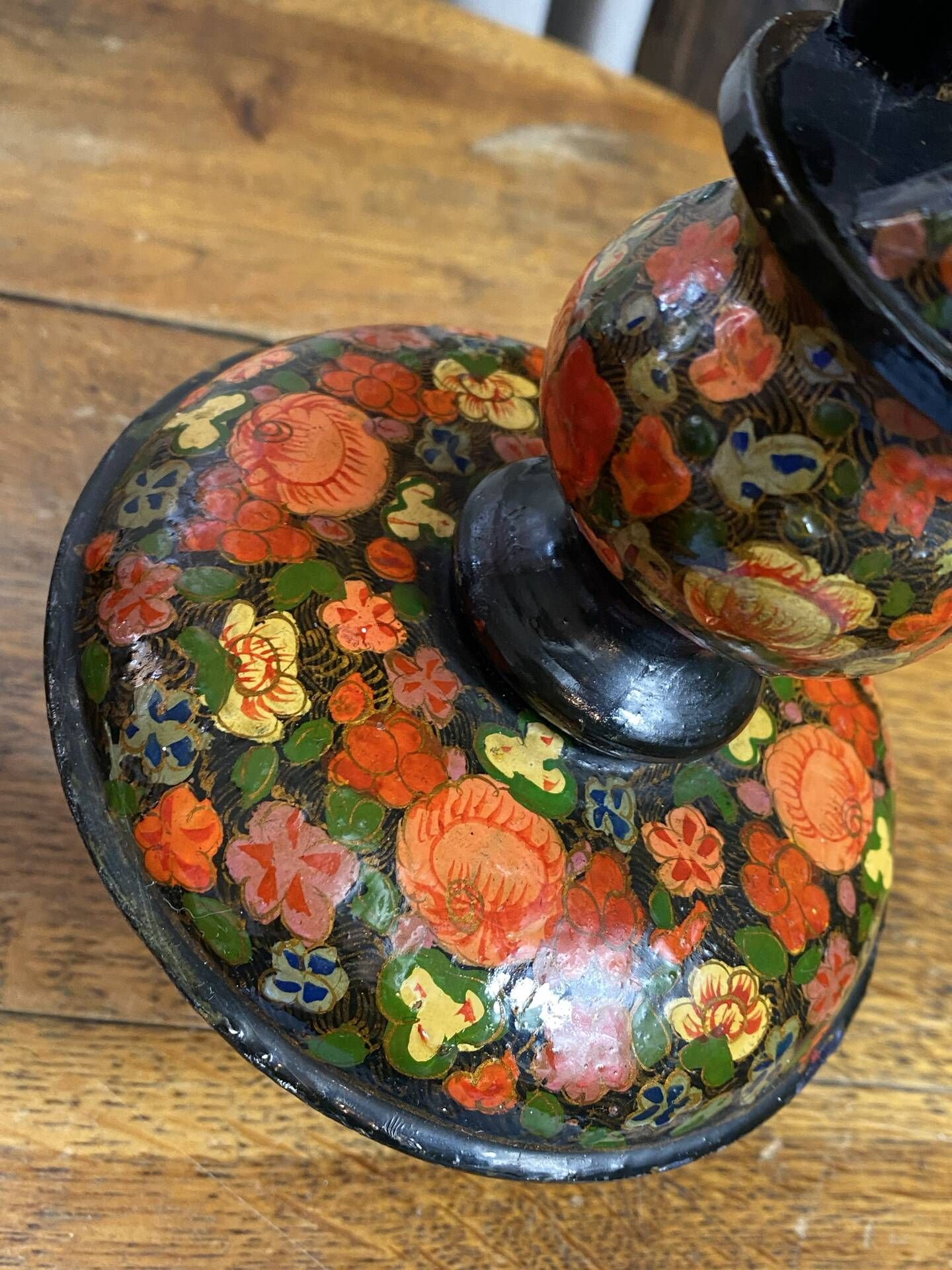 Kashmiri lamp pair