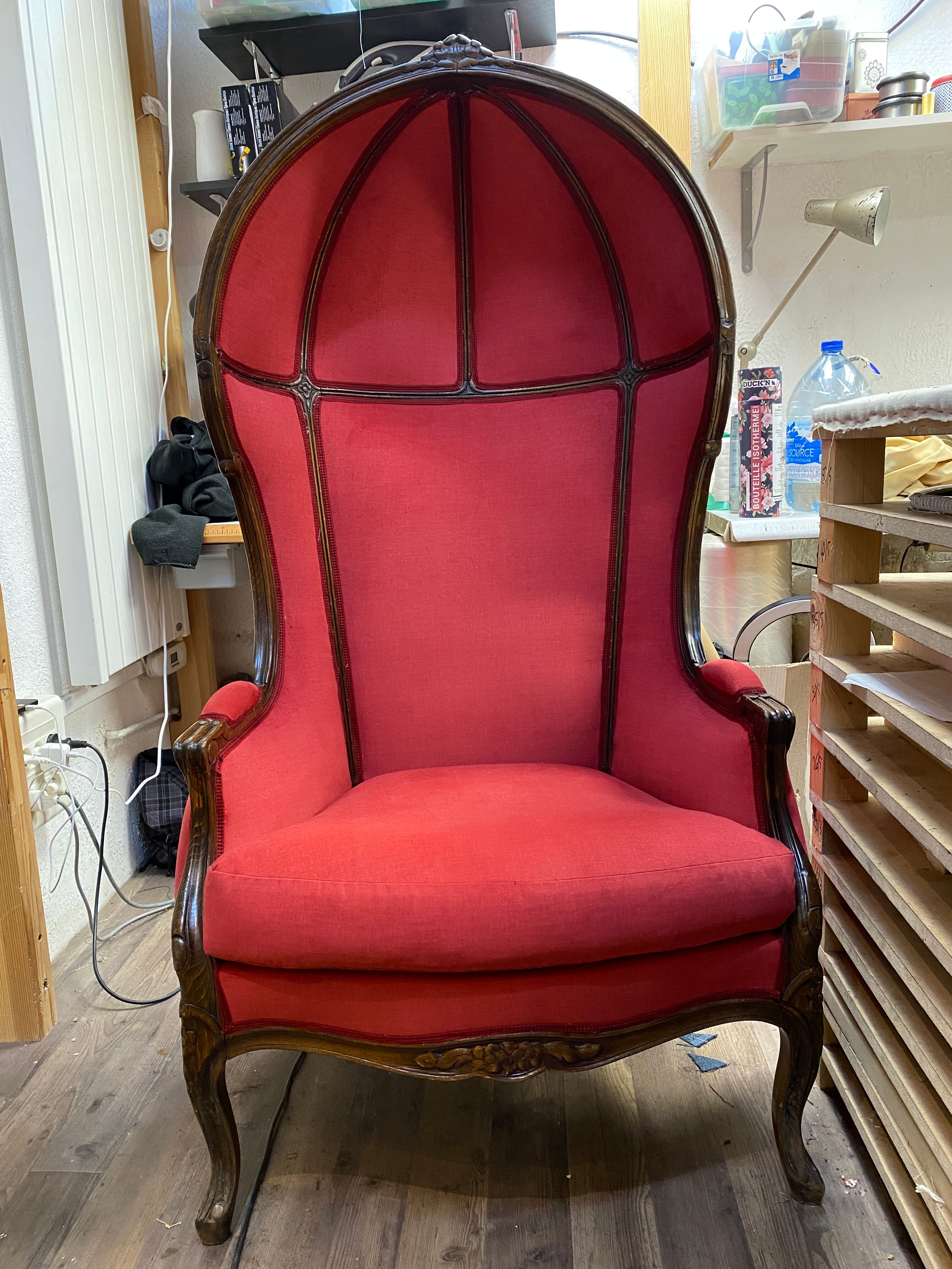 Dome or cathedral armchair