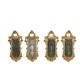 Antique baroque mirrors from the mid-18th century, mercury mirror.