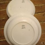 Plat et saladier terre de fer