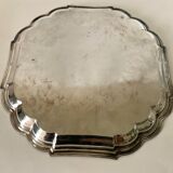 Silver metal tray