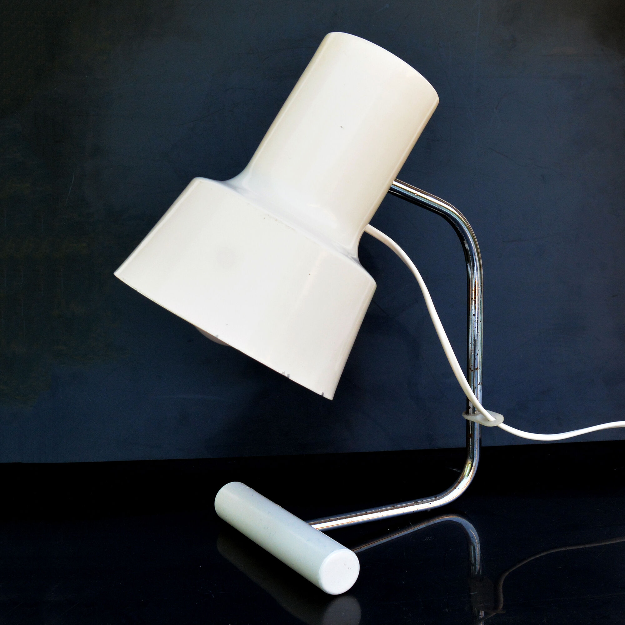 1960s design modern desk lamp, designed by J. Hurka, Napako, Czechoslovakia