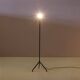 1980s Floor lamp model: Lola D15 Rizatto & Meda for Luceplan Italy