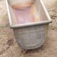 Baignoire ancienne en zinc