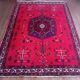 Handmade Persian Hamadan rug 237x169cm