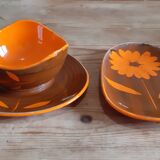 2 Faience de Niderville from the 70s of O. Saout