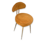 Pelfran chocolate fabric chair