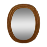 Miroir ovale métal doré décoration esprit ethnique bohème Sézane & Caravane objet de seconde main