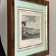 Tableau, gravure paysage à ANTIBES époque XIXe