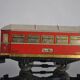 Tin litho brand LR spring-loaded toy locomotive