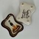 Pair of Henriot Quimper pocket emptiers model 137 – personalized Breton decor