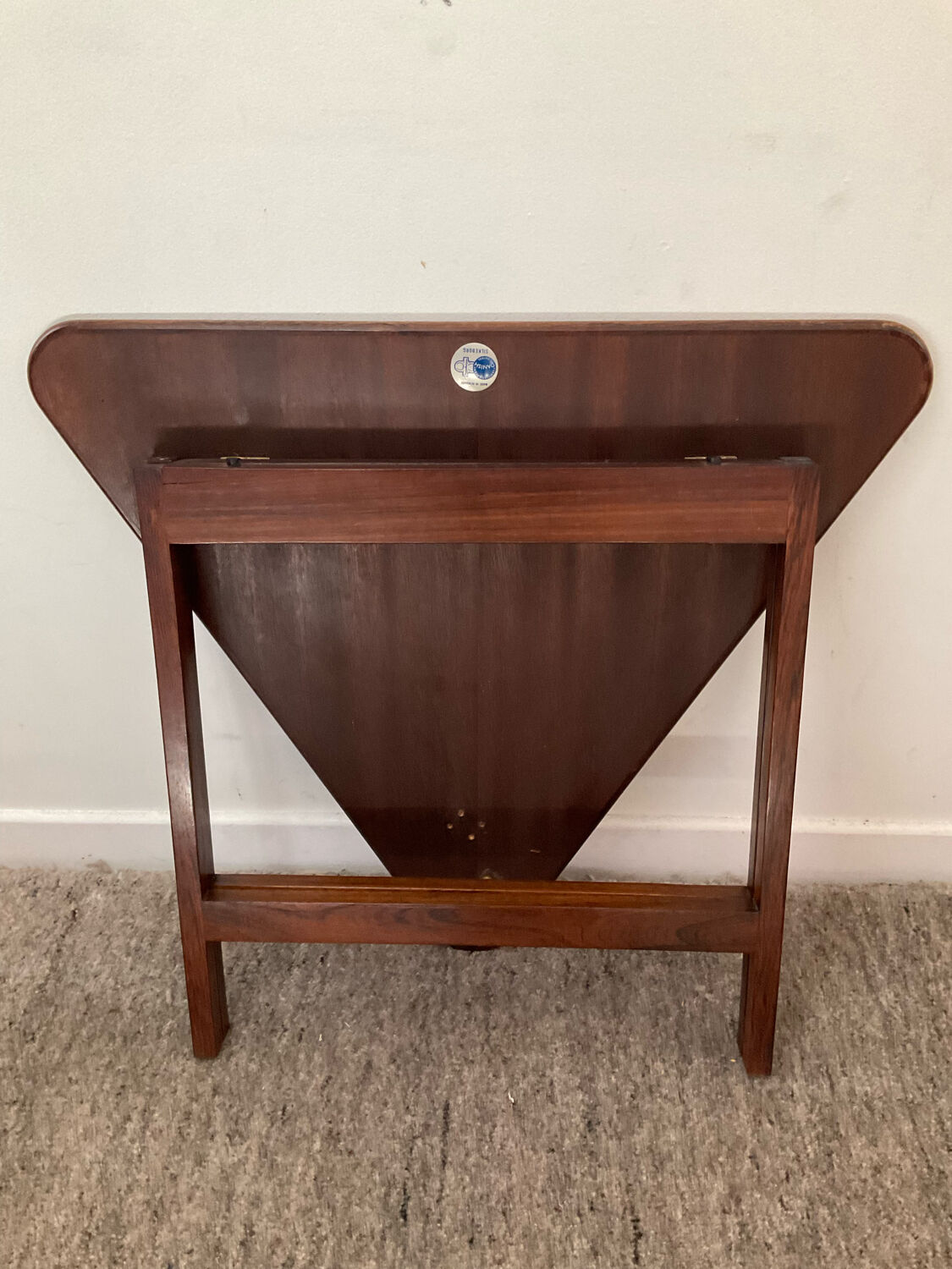 Scandinavian folding table Slikeborg CFC from the 50s-60s