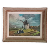 Oil on panel