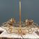 Wrought iron basket with handle small