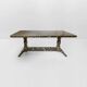 Maitland-Smith Tessellated Brown Marble Dining Table 1970s 1980s