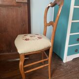 Chaise capitonnée