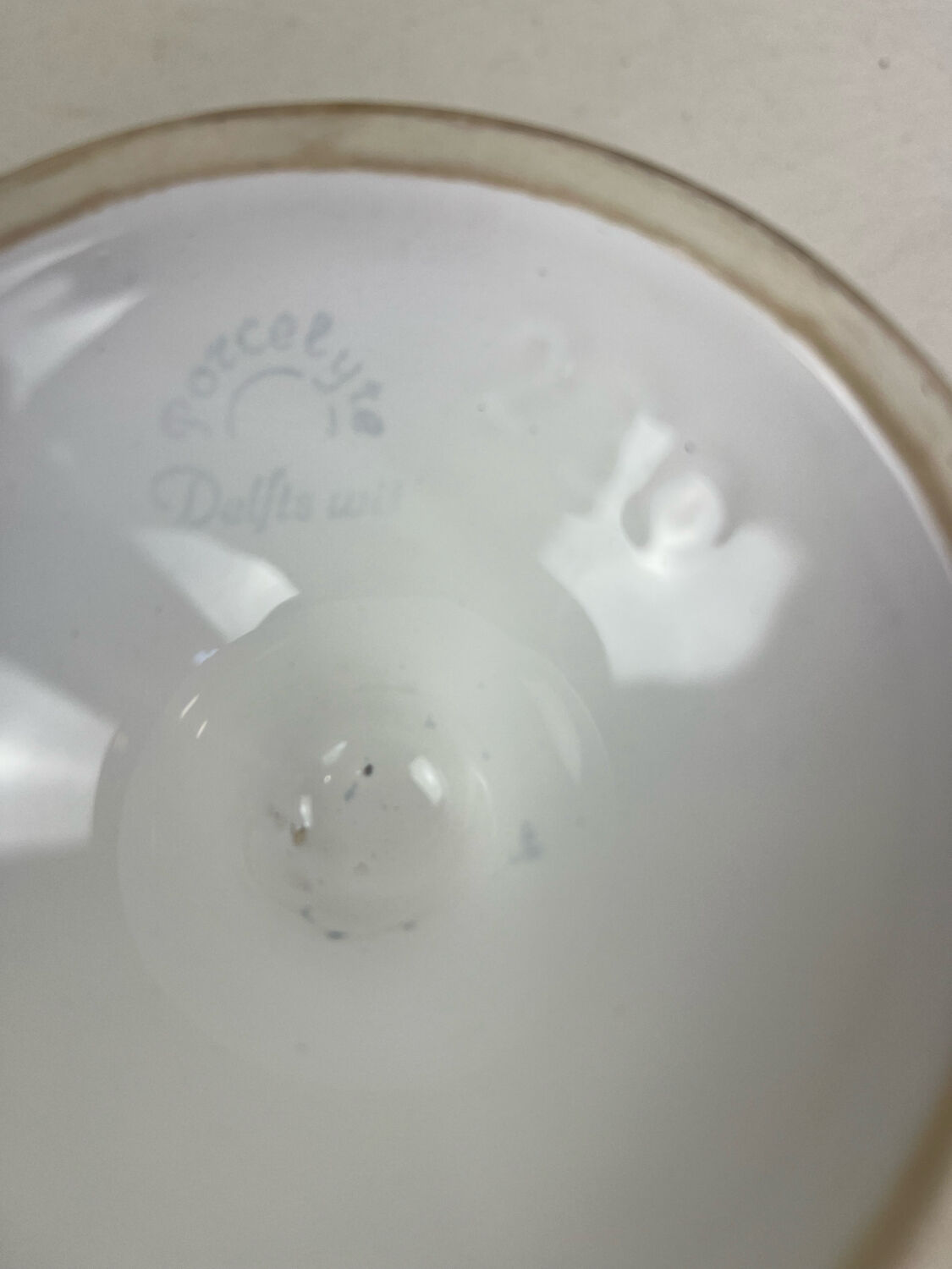 Coupe en porcelaine Delft