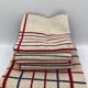 Nappe and 6 old cotton and linen towels