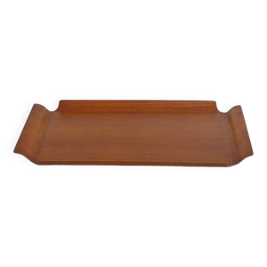 plateau vintage en teck