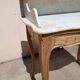 Table de toilette, plateau marbre