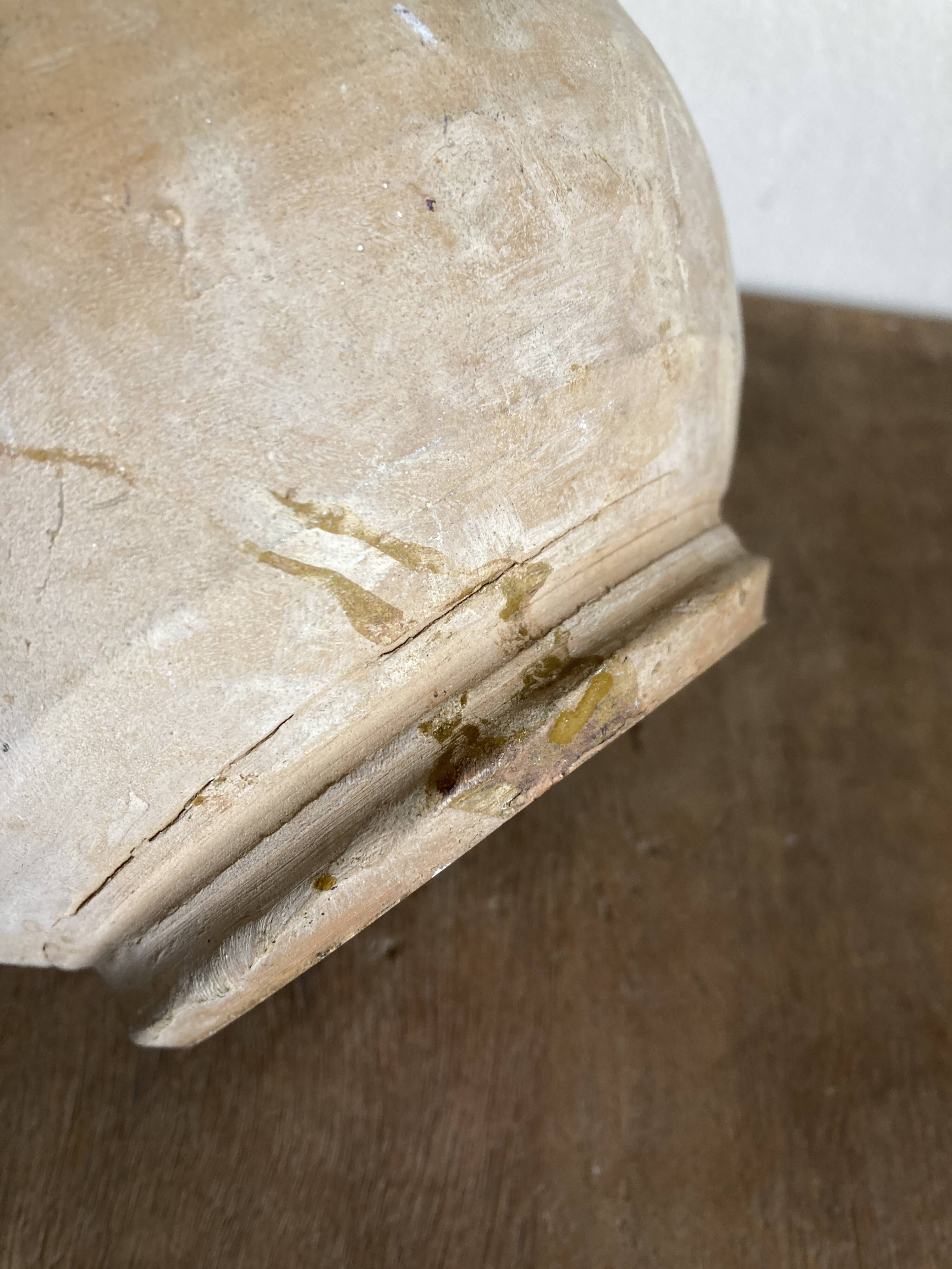 Country vase pitcher in glazed earthenware 1960 Provence