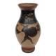Reproduction of a Greek Attic-style black-figure vase depicting warriors