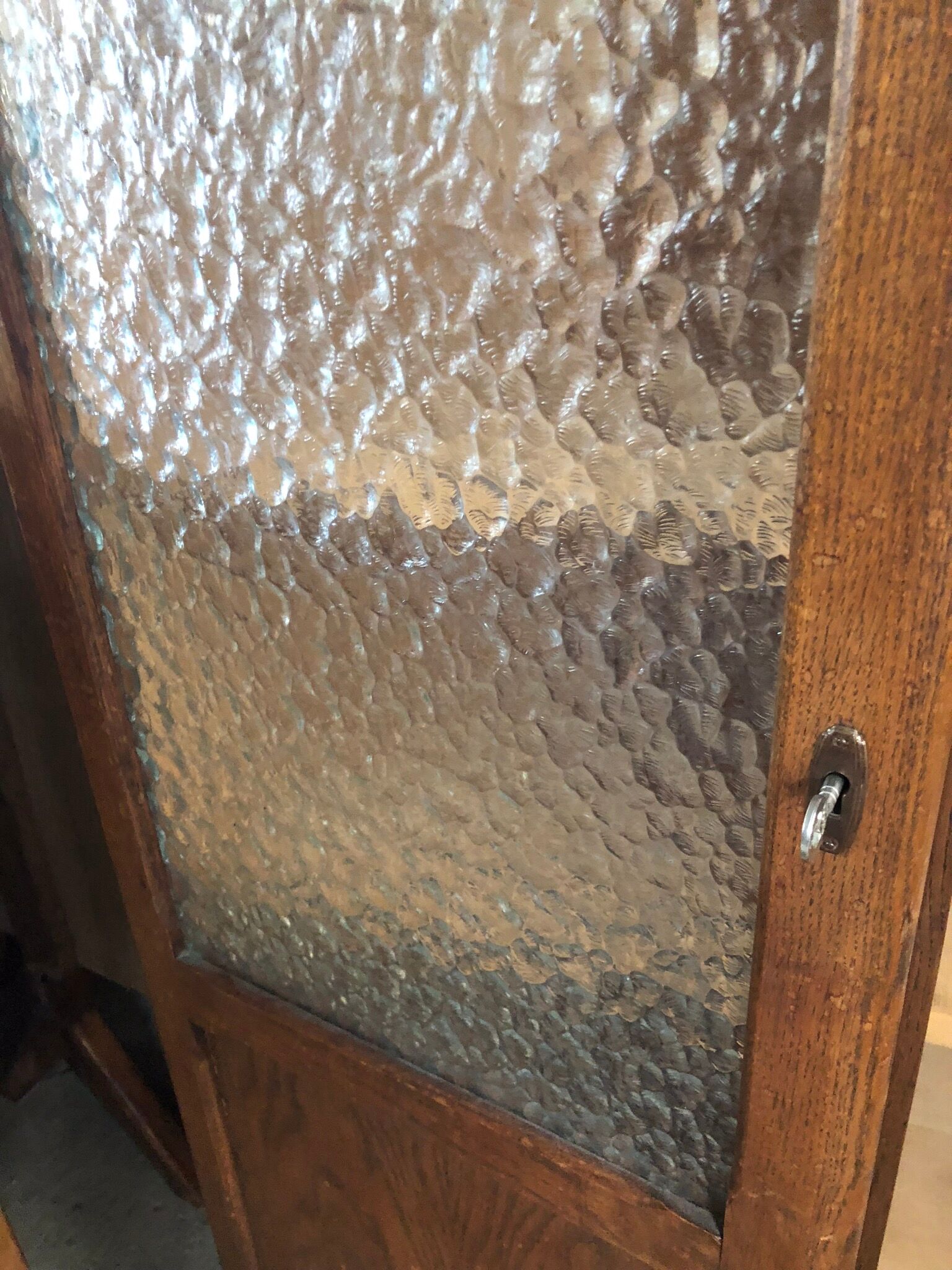 Vintage 40 years glass Cabinet
