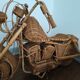 Rattan motorcycle Harley Davidson rattan