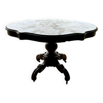 Violin table Napoleon III marble