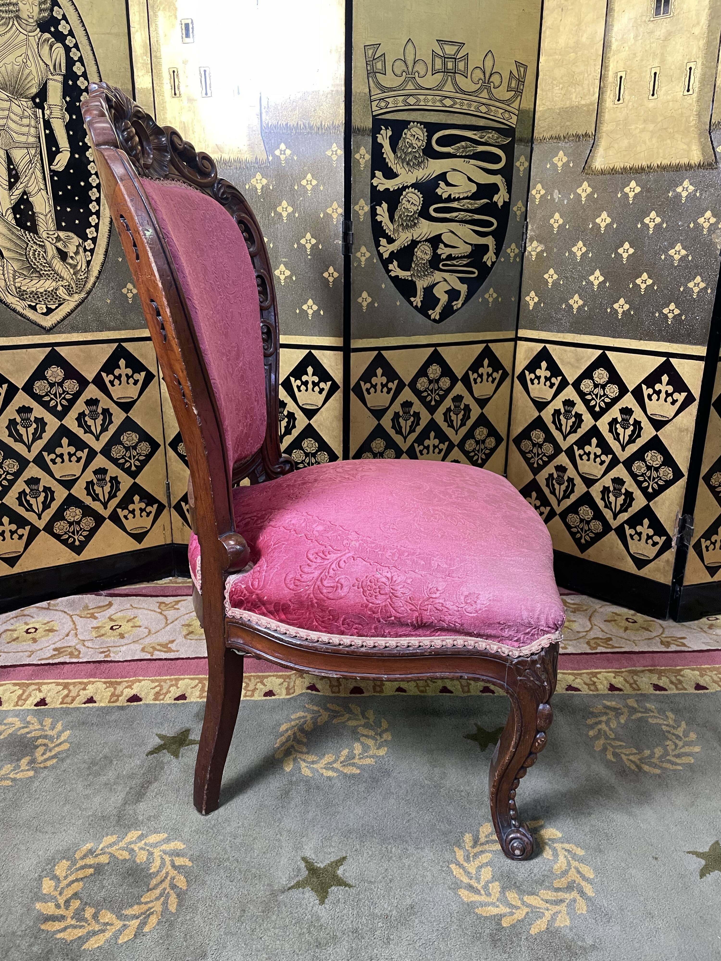 Fauteuil chauffeuse époque Napoléon III