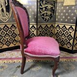 Fauteuil chauffeuse époque Napoléon III