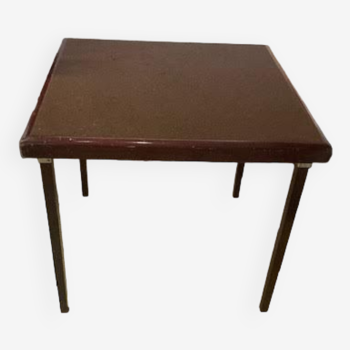 Table de jeu en bois avec pieds pliables