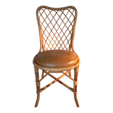 Rattan and bamboo chair 1950/1960.