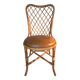 Chaise en rotin et bambou 1950/1960.