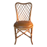 Rattan and bamboo chair 1950/1960.