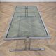 70s chrome coffee table