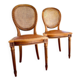 Chaises anciennes médaillon