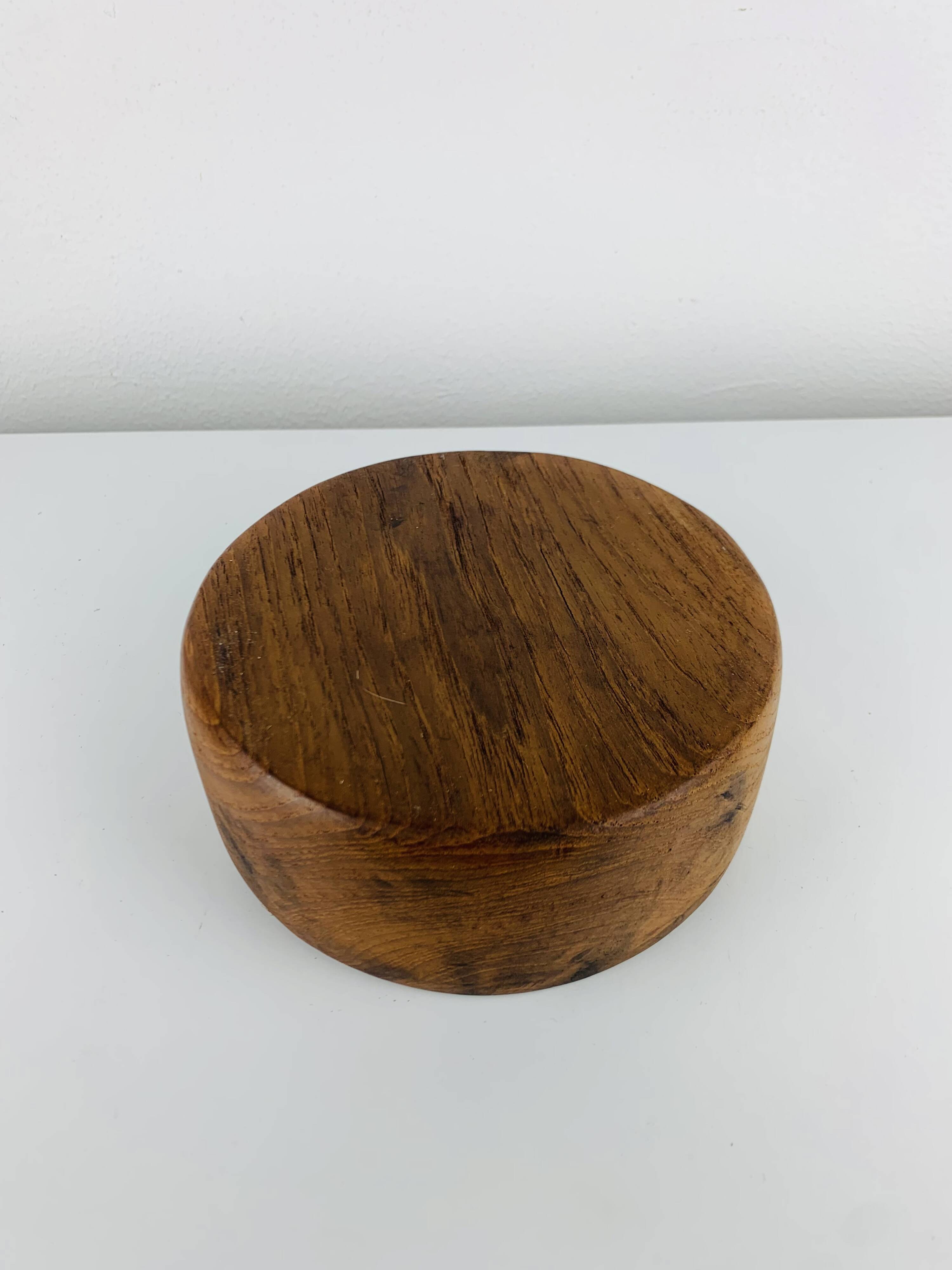 Scandinavian teak catchall, 1960s