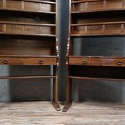Rare pair of solid wood dressers - racks from the late 18th century
