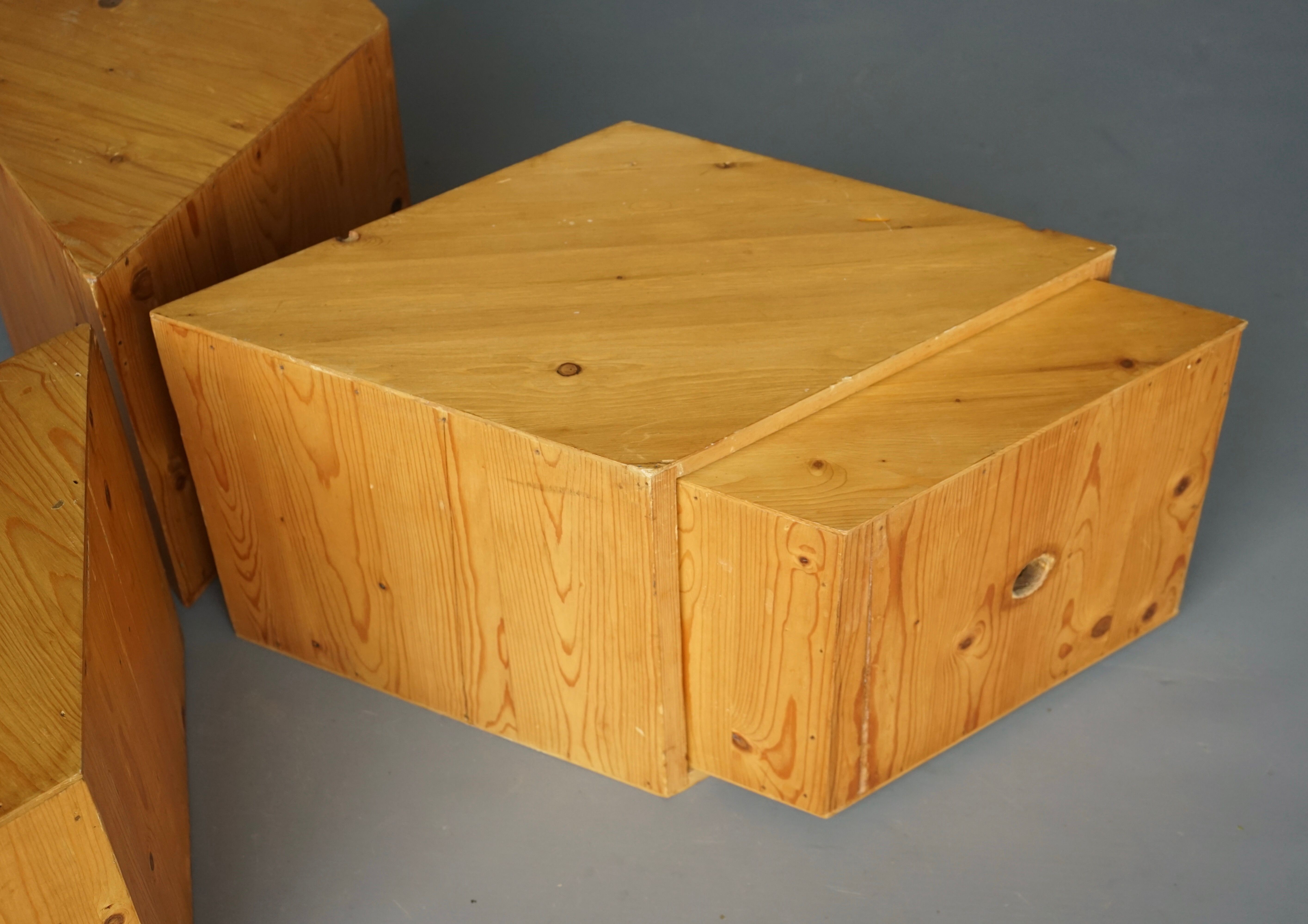 Multifunctional Children's Block Seating Unit, 1970s