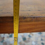 Pitch pine desk false bamboo Napoleon III