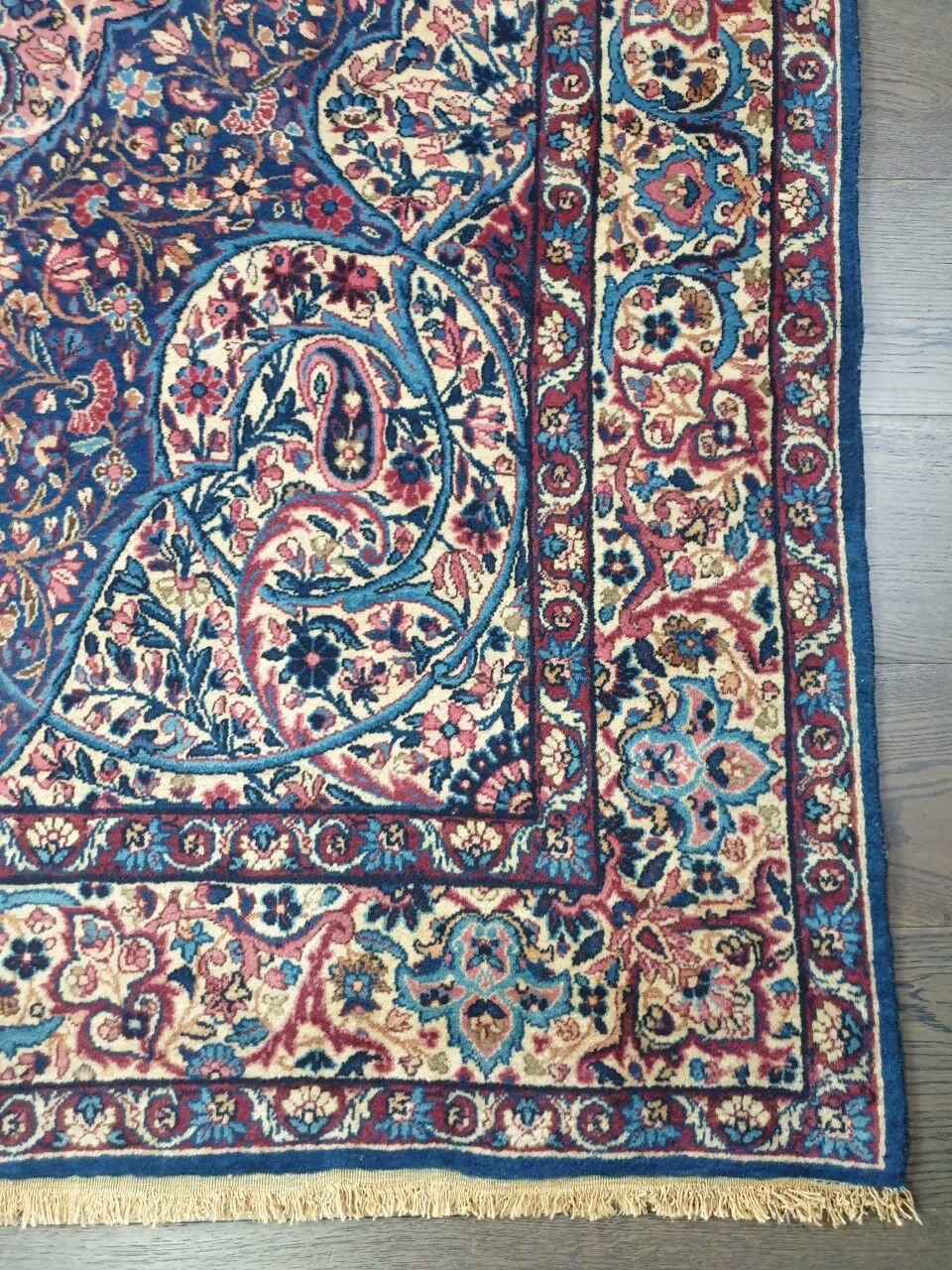 Handmade Kerman rug