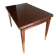 Folding bridge table in solid mahogany – 1950s – professionally restored
