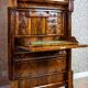 Antique Biedermeier Mahogany Secretary, 1850