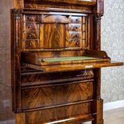 Secrétaire en acajou Biedermeier antique, 1850