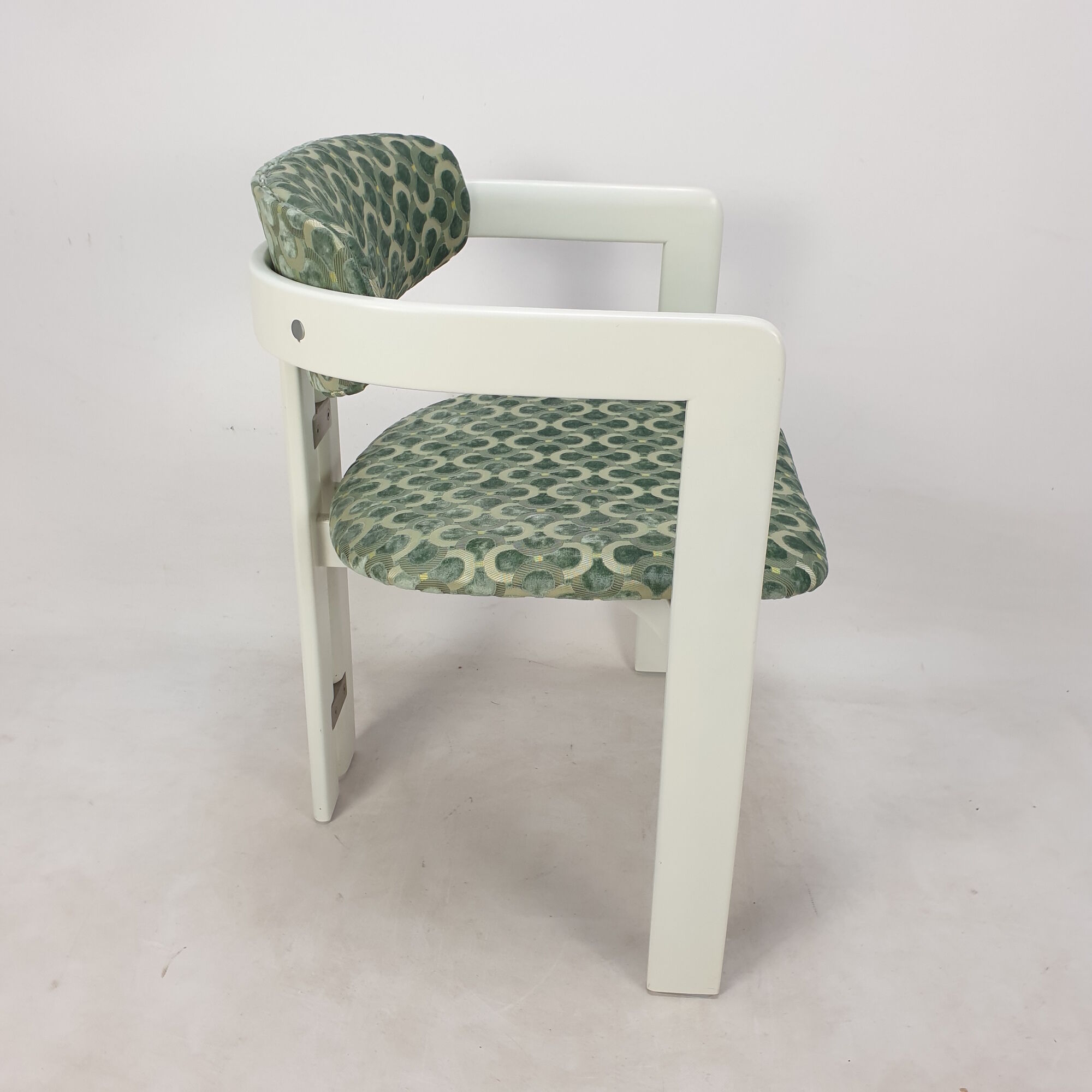Augusto Savini for Pozzi Set of Four 'Pamplona' Chairs, Italy 1970's