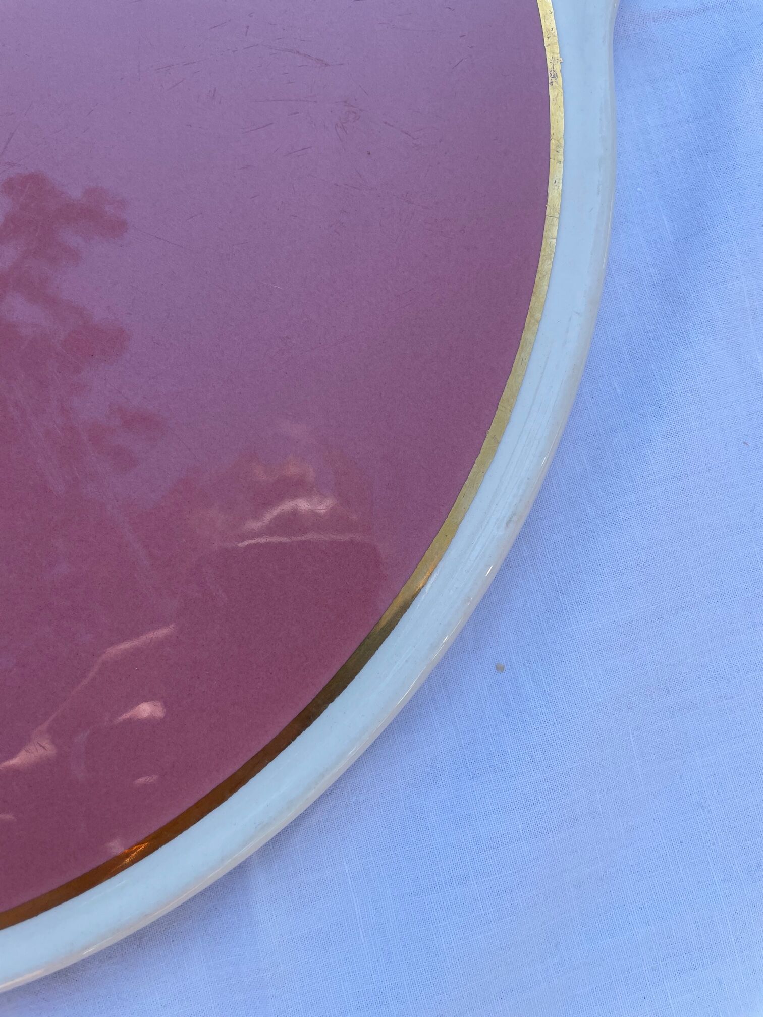 Raspberry pink cake dish Villeroy and Boch