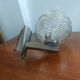 Vintage Space Age wall light 70s – Chrome metal & glass globe