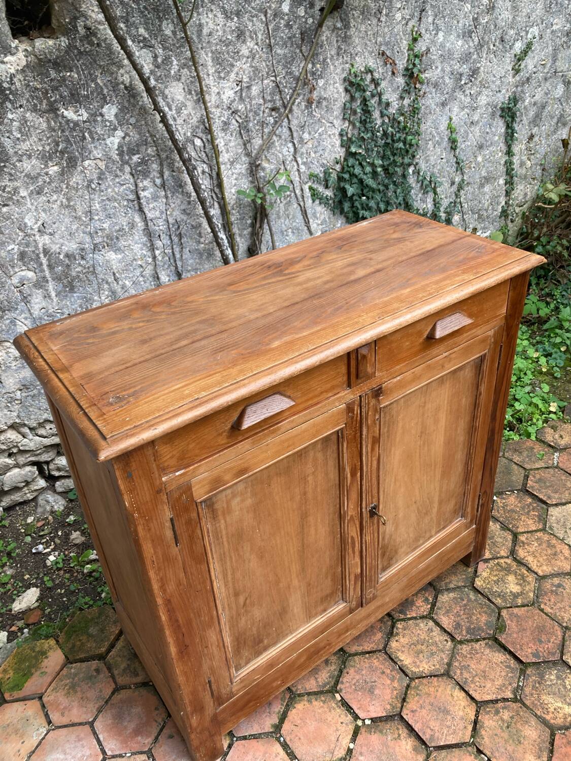 Vintage solid pine dresser