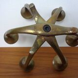 Brutalist Bronze Candleholder by Michael Harjes, 1960s
